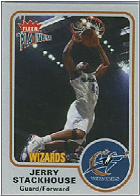 NBA 2002 / 03 Fleer Platinum - No 7 - Jerry Stackhouse