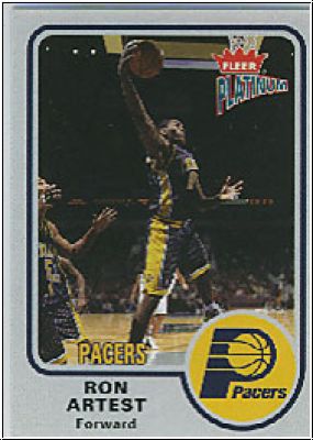 NBA 2002 / 03 Fleer Platinum - No 5 - Ron Artest