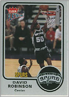 NBA 2002 / 03 Fleer Platinum - No 42 - David Robinson