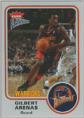 NBA 2002 / 03 Fleer Platinum - No 58 - Gilbert Arenas