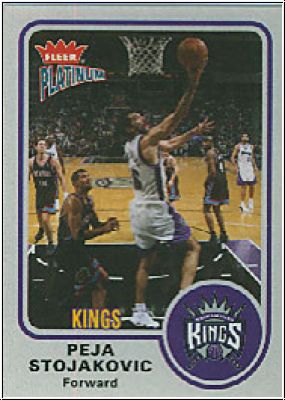 NBA 2002 / 03 Fleer Platinum - No 127 - Peja Stojakovic