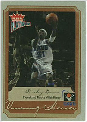 NBA 2002 / 03 Fleer Platinum Finish - No 148 - Ricky Davis