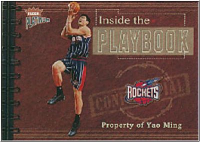 NBA 2002/03 Fleer Platinum Inside the Playbook - No 15 of 15PB