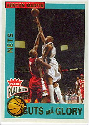 NBA 2002/03 Fleer Platinum Guts and Glory - No 5 of 10 GG - Kenyon Martin