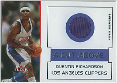 NBA 2002 / 03 Fleer Premium A Cut Above - No 8 - Quentin Richardson