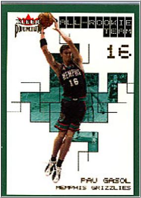 NBA 2002 / 03 Fleer Premium Emerald - No E16 - Gasol