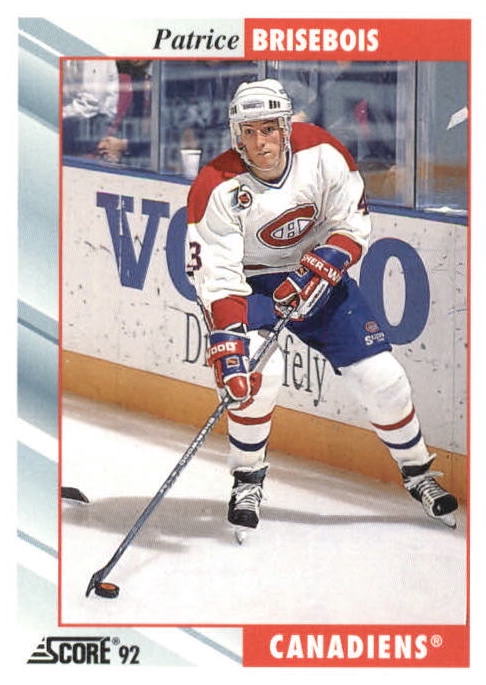 NHL 1992 / 93 Score - No 388 - Patrice Brisbois