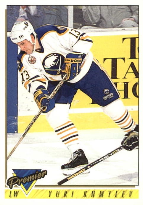 NHL 1993 / 94 Topps Premier - No 389 - Yuri Khmylev