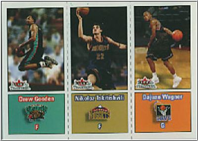 NBA 2002 / 03 Fleer Tradition - No 292 - Gooden/Tskitishvili/Wag