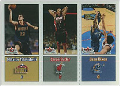 NBA 2002/03 Fleer Tradition - No 296 - Tskitishvili/Butler/Dix