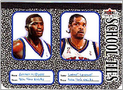 NBA 2002/03 Fleer Tradition School Ties - No 2 of 10 ST - Antonio McDyess / Latrell Sprewell