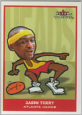 NBA 2002 / 03 Fleer Tradition Heads Up - No 2 of 10 HU - Jason Terry