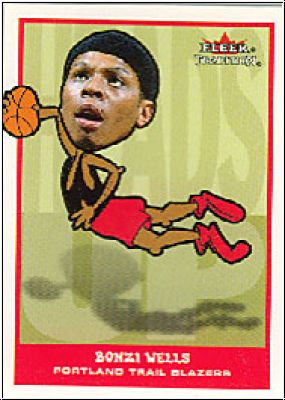 NBA 2002/03 Fleer Tradition Heads Up - No 5 of 10 HU - Bonzi Wells