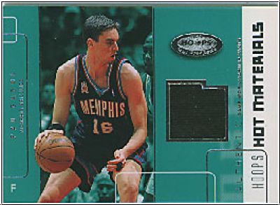 NBA 2002/03 Hoops Hot Prospects Hot Materials - No HM-PG - Paul Gasol