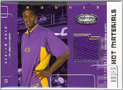 NBA 2002/03 Hoops Hot Prospects Hot Materials - No HM-KR - Kareem Rush