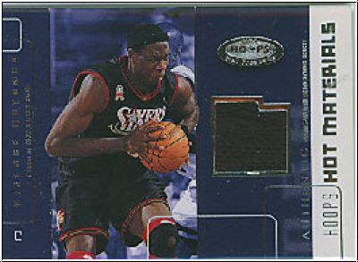 NBA 2002/03 Hoops Hot Prospects Hot Materials - No HM-DM - ​​Dikembe Mutombo