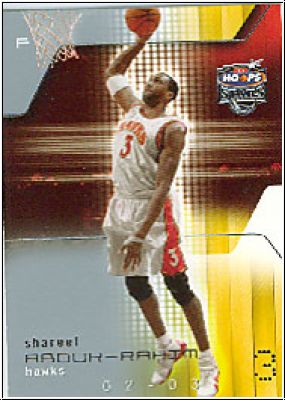 NBA 2002 / 03 Hoops Stars - No 91 - Shareef Abdur-Rahim