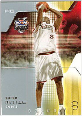 NBA 2002 / 03 Hoops Stars - No 118 - Aaron McKie