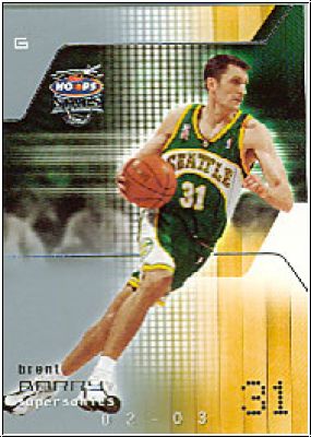 NBA 2002 / 03 Hoops Stars - No 115 - Brent Barry