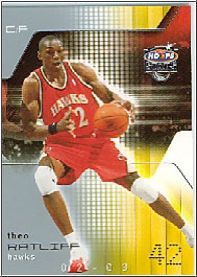 NBA 2002 / 03 Hoops Stars - No 119 - Theo Ratliff