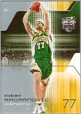 NBA 2002 / 03 Hoops Stars - No 151 - Vladimir Radmanovic