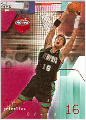 NBA 2002 / 03 Hoops Stars Red - No 16 - Pau Gasol