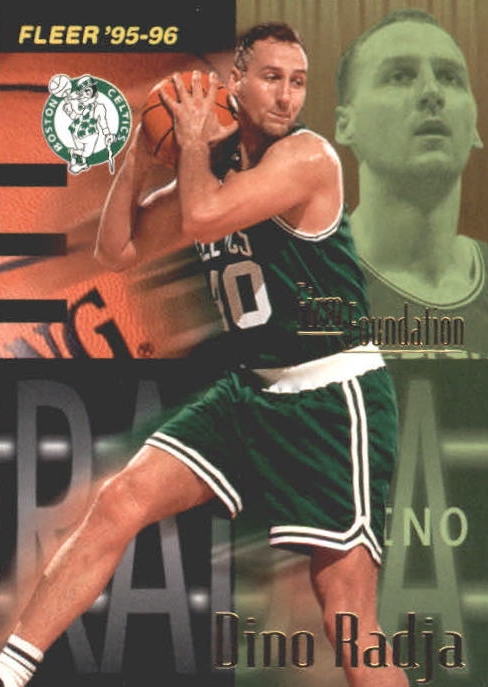 NBA 1995-96 Fleer European - No 392 - Dino Radja