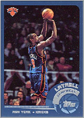 NBA 2002 / 03 Topps - No 151 - Latrelle Sprewell