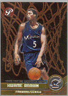 NBA 2001/02 Topps Pristine - No. 55 - Kwame Brown