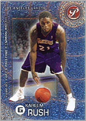 NBA 2002 / 03 Topps Pristine - No 108 - Kareem Rush