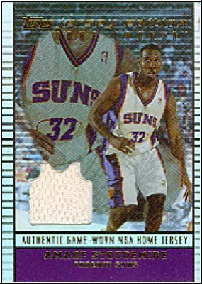 NBA 2002 / 03 Topps Jersey Edition - No JE-AST - Amare Stoudamire