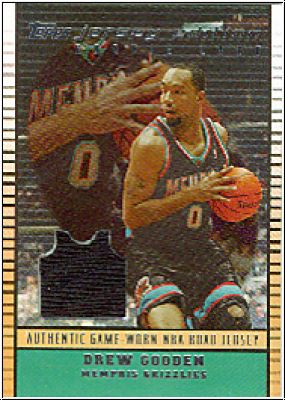 NBA 2002 / 03 Topps Jersey Edition Copper - No JE-AMG - Drew Gooden