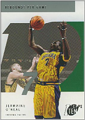 NBA 2002 / 03 Topps Ten - No 27 - Jermaine O'Neal