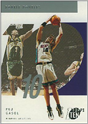 NBA 2002 / 03 Topps Ten - No 110 - Pau Gasol