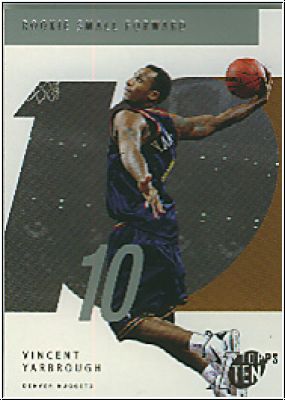 NBA 2002 / 03 Topps Ten - No 140 - Vincent Yarbrough