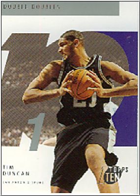 NBA 2002/03 Topps Ten - No 101 - Tim Duncan