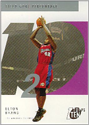 NBA 2002 / 03 Topps Ten - No 62 - Elton Brand