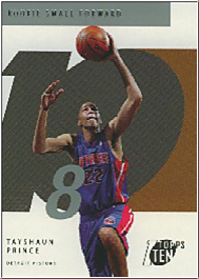 NBA 2002 / 03 Topps Ten - No 138 - Tayshaun Prince