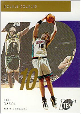 NBA 2002 / 03 Topps Ten Parallel - No 110 - Pau Gasol