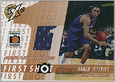 NBA 2002/03 Topps Xpectations First Shot Relics - No FS-JJ - Jared Jeffries