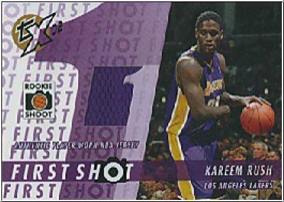 NBA 2002/03 Topps Xpectations First Shot Relics - No FS-KR - Kareem Rush