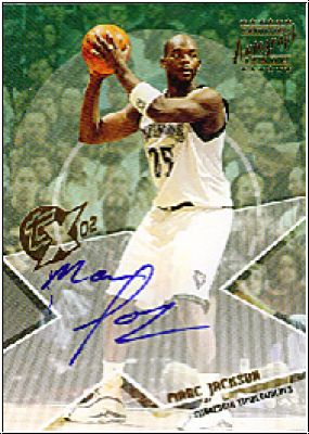 NBA 2002/03 Topps Xpectations Autographs - No XA-MJ - Marc Jackson