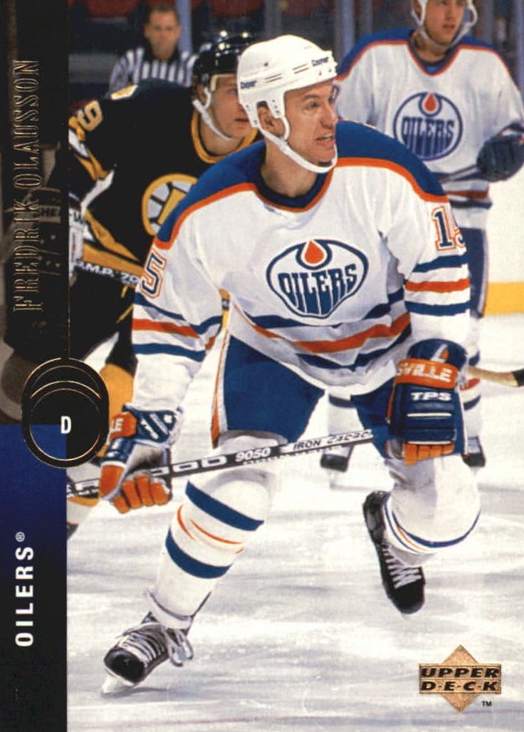 NHL 1994 / 95 Upper Deck - No 394 - Fredrik Olausson