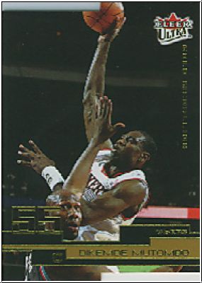 NBA 2002 / 03 Ultra Gold Medallion - No 27 - Dikembe Mutombo