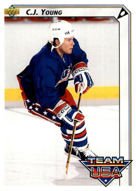 NHL 1992 / 93 Upper Deck - No 395 - C.J. Young