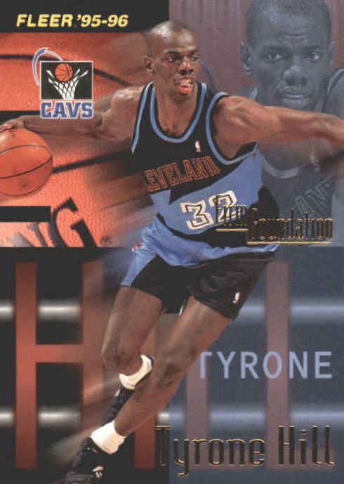 NBA 1995-96 Fleer European - No 395 - Tyrone Hill