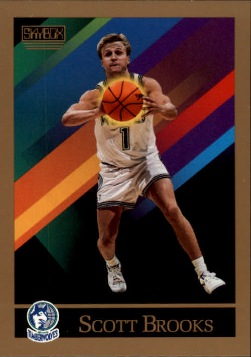 NBA 1990-91 SkyBox - No 396 - Scott Brooks