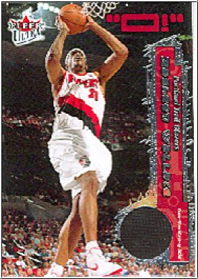 NBA 2002 / 03 Ultra O! Game Used - No 16 - Rasheed Wallace