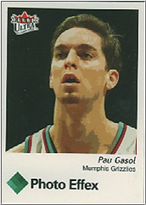 NBA 2002 / 03 Ultra Photo Effex - No 10 of 20 PE - Pau Gasol