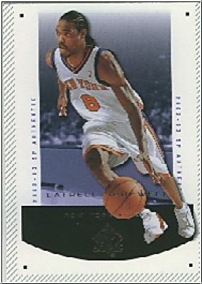 NBA 2002 / 03 SP Authentic - No 63 - Latrell Sprewell